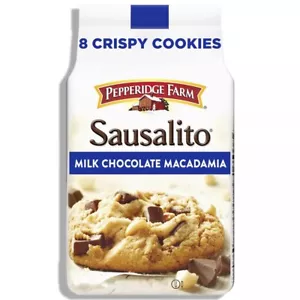 Pepperidge Farm Sausalito knusprige Milchschokolade Macadamianuss Kekse, 7,2 Unzen Ba - Bild 1 von 9