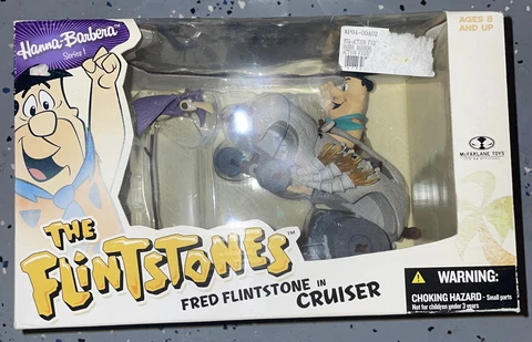 HANNA BARBERA 2006 MCFARLANE THE FLINTSTONES FRED FLINTSTONE IN CRUISER SERIES 1 Cover