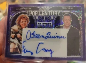 2024 Leaf Pop Century Co-Stars Aileen Quinn / Tim Curry Dual Auto 4/4 - Bild 1 von 2