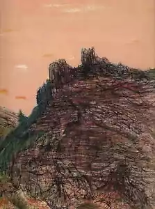 Jean CARZOU - ÈZE an der CÔTE d’AZUR - 1966 - Originallithographie auf Bütten - Picture 1 of 1