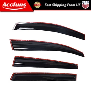 For 05-07 Honda Odyssey Window Visors Slim Style Acrylic Sun Rain Vent 4Pc Set - Picture 1 of 8