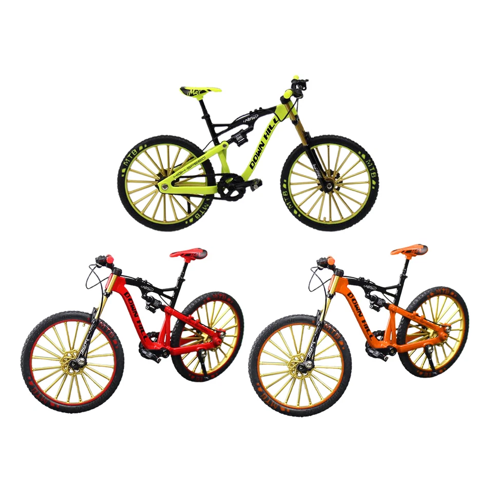 Finger Mountain Bike, modello di bicicletta in metallo 1:10 Giocattolo - Immagine 1 di 1