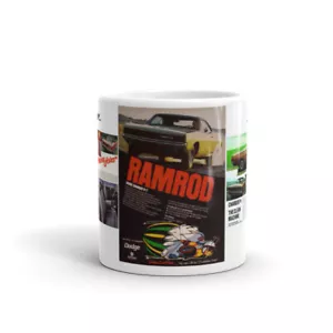 68 Dodge Charger Magazin Werbung Kaffeebecher 11 Unzen R/T Ramrod Mopar - Bild 1 von 3