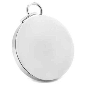 Stainless Steel Engravable Round Infinity Pendant - Picture 1 of 4