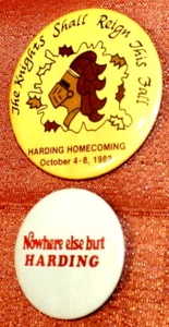 2 lot St Paul Minnesota HARDING High School 1982 Homecoming pinback buttons - Picture 1 of 2