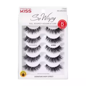 KISS Blowout falsche Wimpern, Pompadour Multipack Wimpern (5 Paar) - Bild 1 von 1