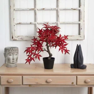 20 In. Artificial Autumn Maple Bonsai - Picture 1 of 12