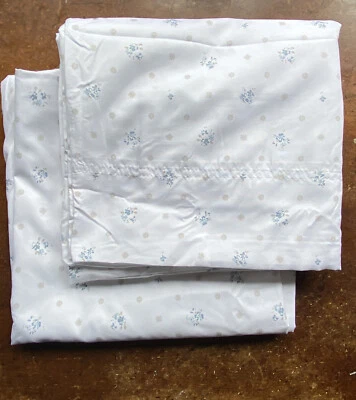 Estuches King de microfibra The Farmhouse Rachel Ashwell Simply Shabby azul gris Ditsy Foto 1 de 4