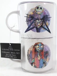 Nightmare Before Christmas Jack, Sally Kaffeetassen Keramiktassen Disney Neu mit Etikett - Bild 1 von 4