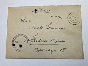 SS Feldpost, SS- und Polizeiführer Weissruthenien, Minsk, 10.1.44 - Bild 1 von 2