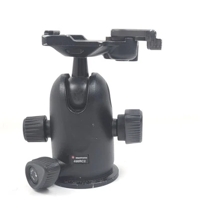 Manfrotto 498RC2 Ball Head Camera Tripod Head Quick Release Plate Made Italy - Image 1 of 4