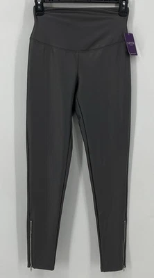 Leggings grises elásticos de cuero sintético para mujer Yummie talla S nuevos con etiquetas cremallera al tobillo Foto 1 de 4