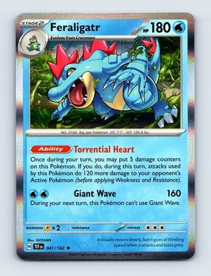 Feraligatr Holo SV05: Temporal Forces 041/162 NM/LP - Image 1 of 2