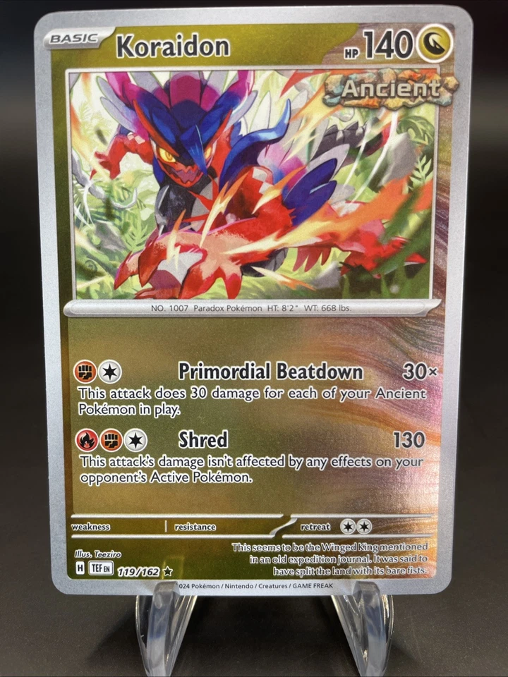 Koraidon 119/162 Sv05: Temporal Forces Reverse Holo NM - Image 1 of 1