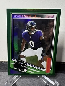 2025 Score - End Zone - Roquan Smith #10 Baltimore Ravens 5/6 - Picture 1 of 3