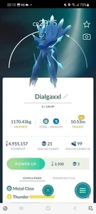 Pokemon Go Legendary Dialga ( XXL) ( Normal ) - Picture 1 of 2