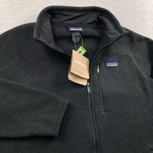 Patagonia Better Sweater Jacket Mens Large Black Full Hiking Outdoors 25527 - Picture 1 of 10