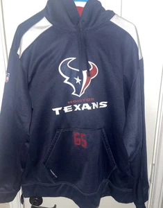 Nike NFL Therma-FIT Houston Texans Team Player Issue Hoodie #65 Sz XXL 2XL - Picture 1 of 8