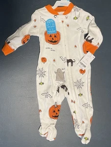 Halloween Bebé Body Calabazas Fantasma Murciélagos 6 Meses - Imagen 1 de 1