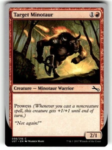 Target Minotaur (D) Unstable Regular MTG - Picture 1 of 2
