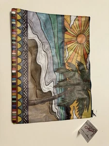 Primitives by Kathy "Beach Days" Reißverschluss Ordner doppelseitig Organizer Tasche NEU - Bild 1 von 7