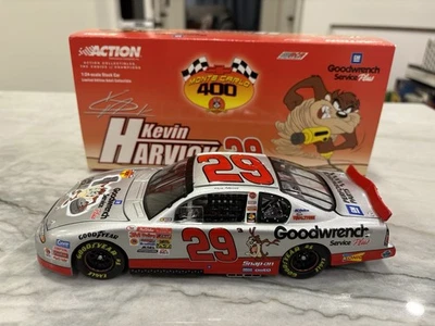 Kevin Harvick 2001 Looney Tunes Taz Nascar 1/24 Diecast Action Goodwrench Rookie - Imagem 1 de 4