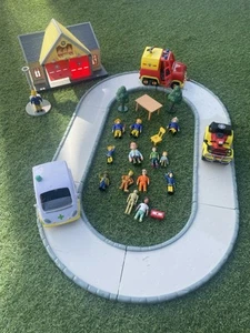 Fireman Sam Toy Bundle – Ambulance , Quad Vehicles, Figures, Station & Track - Picture 1 of 23