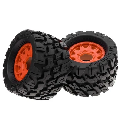 Remote Control Crawler Rubber Car Orange Tires 120*72*69mm 4pcs Replacement For - Bild 1 von 4