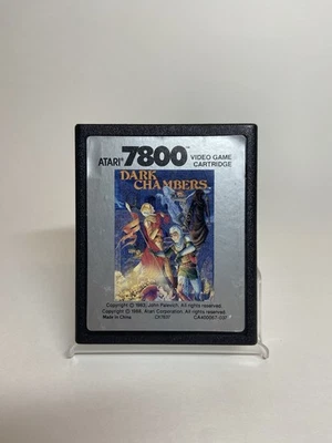 Dark Chambers Atari 7800 Game 1989 Authentic Cartridge CLEAN and TESTED NICE - Image 1 of 4