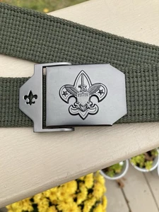 Boy Scouts of America Adjustable Web Belt M/L 42” Excellent Used Condition! - Picture 1 of 3