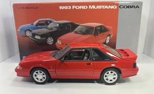 Gmp 1/18 Scale 1993 Ford Mustang Cobra “red Version”RARE - Picture 1 of 11
