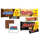 Chocolate Multipack Mixed Chocolate Bar Bundle Snickers Mars Twix Pack Of 4 -...