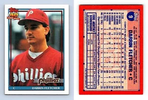 Darrin Fletcher - Phillies #9 Topps 40 Years Of Baseball 1991 MLB Trading Card - Picture 1 of 1