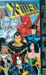 COMIC BOOK-MARVEL COMICS-X-MEN 2099 AD-DOUBLE FOLDOUT ISSUE-VOL. 1 NO. 25-1995 - Picture 1 of 2