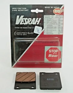 VESRAH GROOVED BRAKE PADS FA63 Suzuki GSF600 Bandit GSX-R 1100GSX750 Katana - Picture 1 of 1