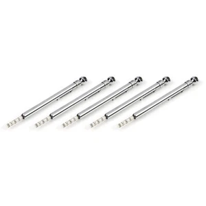 STEELMAN 5-50 PSI Polished Steel Pencil Air Pressure Gauge, 5-Pack - Picture 1 of 5