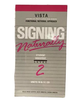 Signing Naturally Level 2 VHS Tapes Vista Curriculum American Sign Language NEW - Image 1 of 4