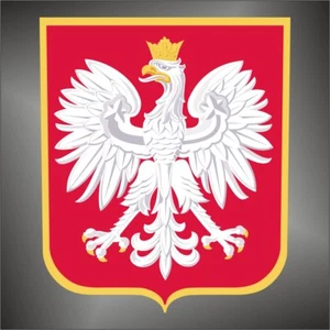 adesivo bandiera Polonia flag sticker decal autocollant aufkleber pegatina - Imagen 1 de 1