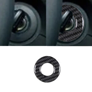 Soft Carbon Fiber Ignition Switch Button Ring Trim For Toyot@ FJ Cruiser 2007-21