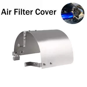 304 Stainless steel Air Intake Cone Motion Car Air Filter Cover Heat Shield Cold - Bild 1 von 9
