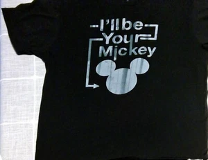 Mickey Mouse Men's black XLG t-shirt - Picture 1 of 2