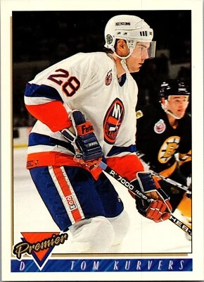 1993-94 Topps Premier Ice Hockey Tom Kurvers #279 - Image 1 of 2