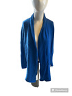 Cashmere Blue Cardigan For Women Sz XL Open Front AS IS Blue