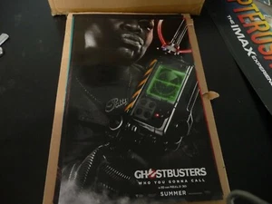 GHOSTBUSTERS   ADVERTIZING SMALL POSTER 17 X 11 - Picture 1 of 3