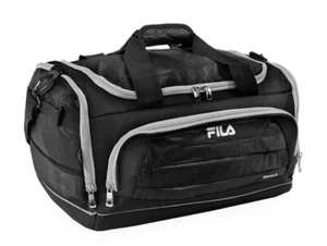 Fila Cypress Duffel Bag, Black/Grey - Picture 1 of 7