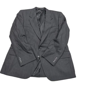 Burberrys mens blazer Vintage Grey subtle stripe 2-Button 42 (See measurements) - Picture 1 of 13