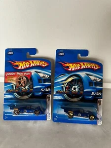 Hot Wheels Lot 2x Ferrari 512 M 2006 First Editions Faster Than Ever Blue G55 - Picture 1 of 1