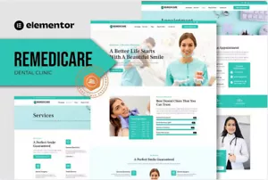 Dentist & Dental Clinic Template Kit – Remedicare - Picture 1 of 1