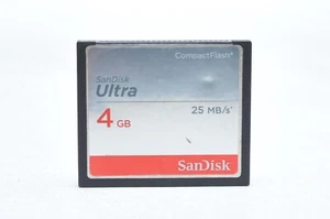 Sandisk Ultra 4GB CF Card for Canon Nikon Digital Cameras - Picture 1 of 1
