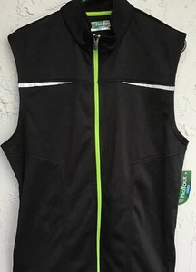 PRO TOUR Cool Play Full Zip Golf Vest - Light Gray - Men's Medium - Picture 1 of 11